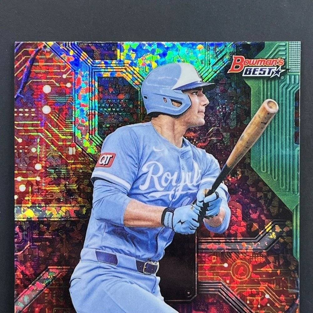 2025 Bowman's Best Jac Caglianone Circuitry Mini-Diamond Refractor SP Royals